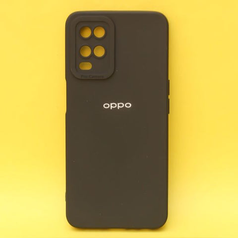 Black Spazy Silicone Case for Oppo A54 4g
