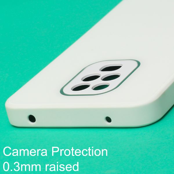 White camera Safe mirror case for Poco M2 Pro