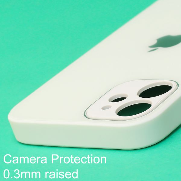 White camera Safe mirror case for Apple IPhone 11