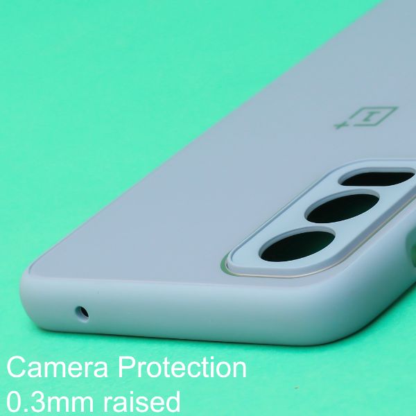 Blue camera Safe mirror case for Oneplus Nord 2