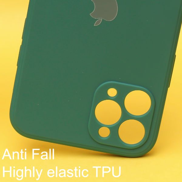 Dark Green Candy Silicone Case for Apple Iphone 12 Pro