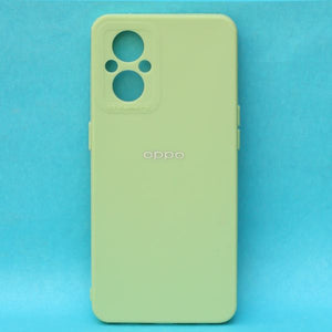Light Green Spazy Silicone Case for Oppo F21 Pro 5g