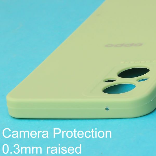 Light Green Spazy Silicone Case for Oppo F21 Pro 5g