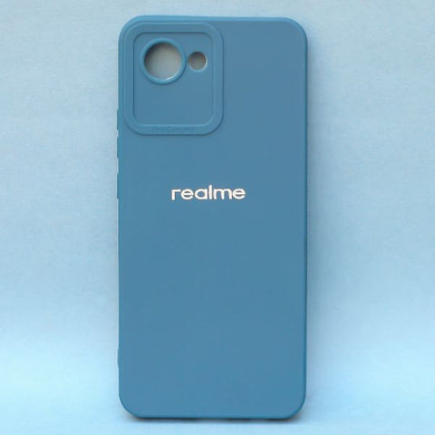 Cosmic Blue Spazy Silicone Case for Realme C30s
