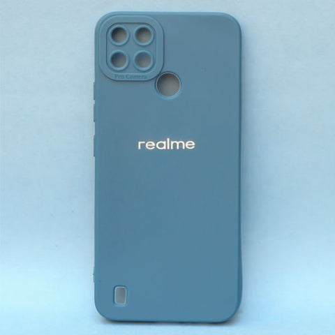 Cosmic Blue Spazy Silicone Case for Realme C25y