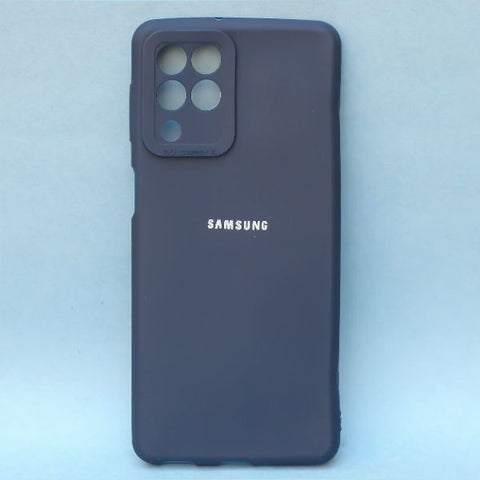 Dark Blue Spazy Silicone Case for Samsung M33