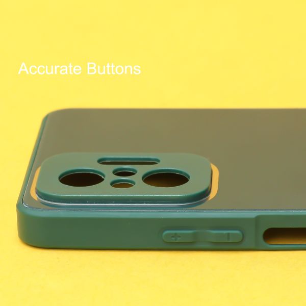 Dark green camera protection mirror case for Redmi Note 10 Pro Max