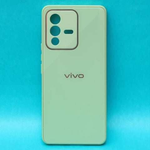 Light Green camera protection mirror case for Vivo V23