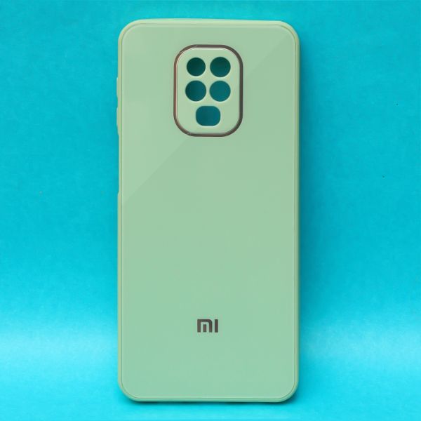 Light Green camera protection mirror case for Redmi Note 9 Pro