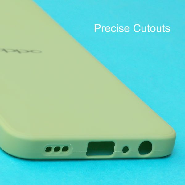 Light Green Candy Silicone Case for Oppo F19 pro