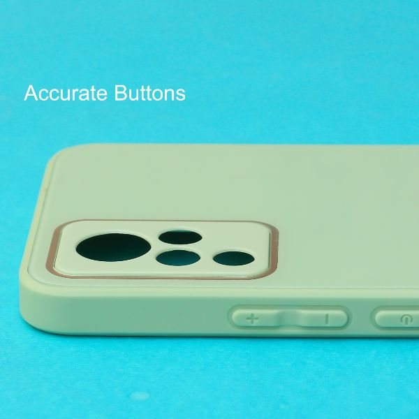 Light Green camera protection mirror case for Vivo V21