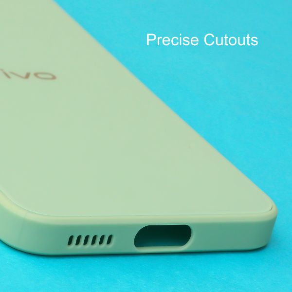 Light Green camera protection mirror case for Vivo V21