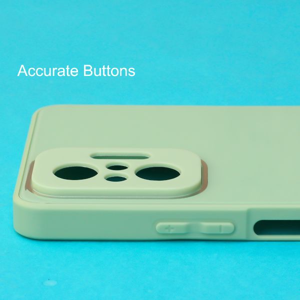 Light Green camera protection mirror case for Redmi Note 10 pro