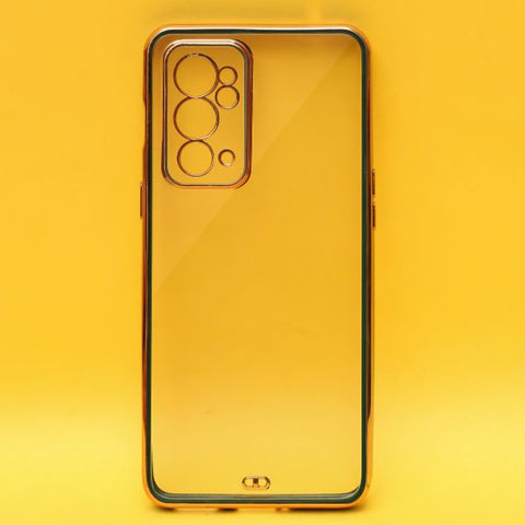 Dark Green Electroplated Transparent Case for Oneplus 9RT
