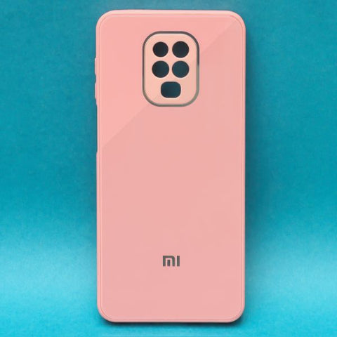 Pink camera protection mirror case for Redmi note 9 Pro Max