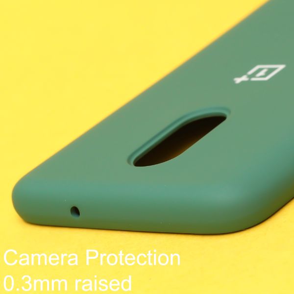 Dark Green Original Silicone case for Oneplus 6T