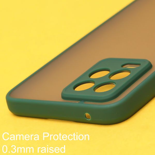 Dark Green Smoke Camera Safe case for Realme 8 Pro