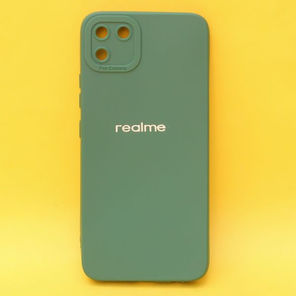 Dark Green Spazy Silicone Case for Realme C11