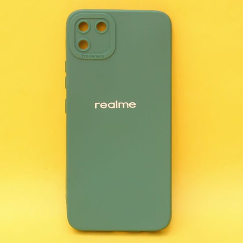 Dark Green Spazy Silicone Case for Realme C11