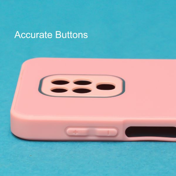 Pink camera protection mirror case for Redmi note 9 Pro Max