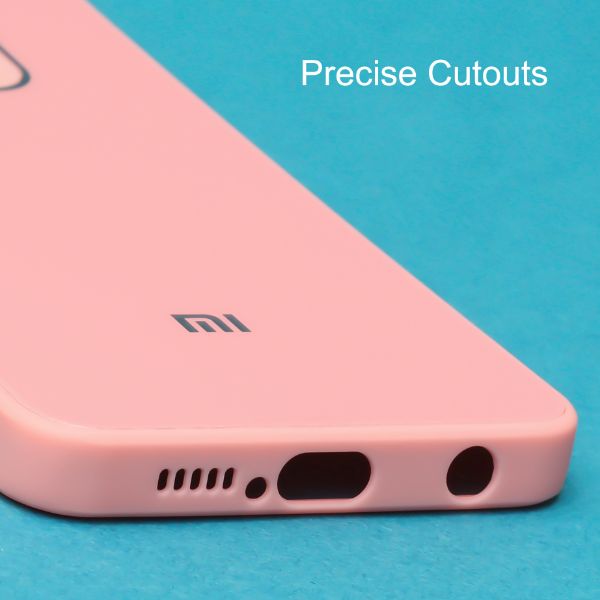 Pink camera protection mirror case for Redmi note 9 Pro Max