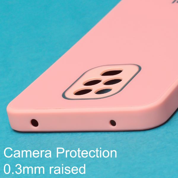 Pink camera protection mirror case for Redmi note 9 Pro Max