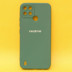 Dark Green Spazy Silicone Case for Realme C21y