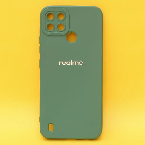 Dark Green Spazy Silicone Case for Realme C25y