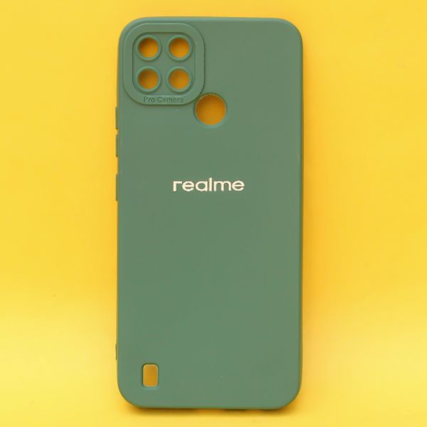 Dark Green Spazy Silicone Case for Realme C21y