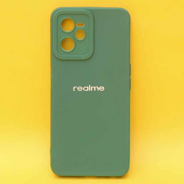 Dark Green Spazy Silicone Case for Realme C35