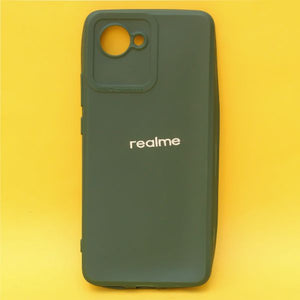 Dark Green Spazy Silicone Case for Realme C30s