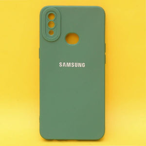 Dark Green Spazy Silicone Case for Samsung A10s