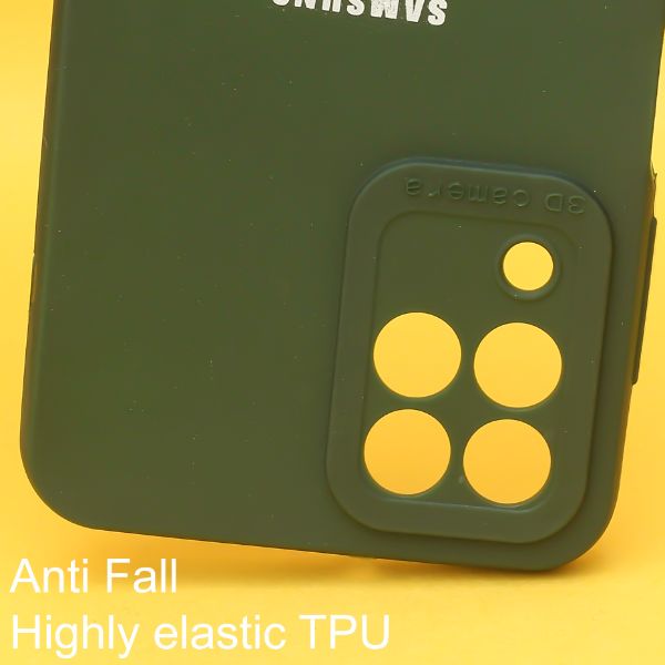 Dark Green Spazy Silicone Case for Samsung M53