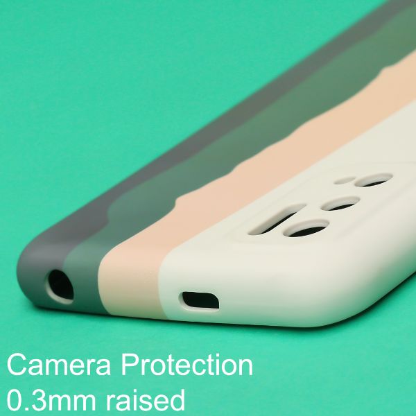 Camouflage Camera Safe Silicone Case for Redmi Note 10 5G
