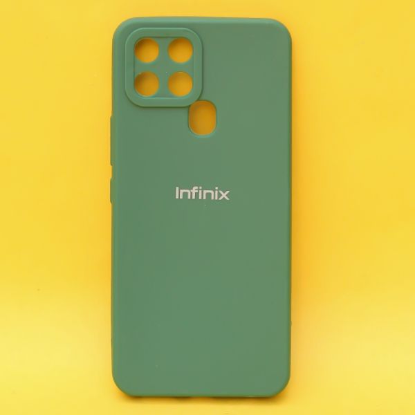 Dark Green Spazy Silicone Case for Infinix Smart 6