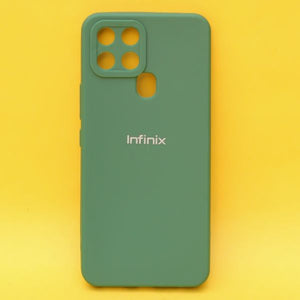 Dark Green Spazy Silicone Case for Infinix Smart 6