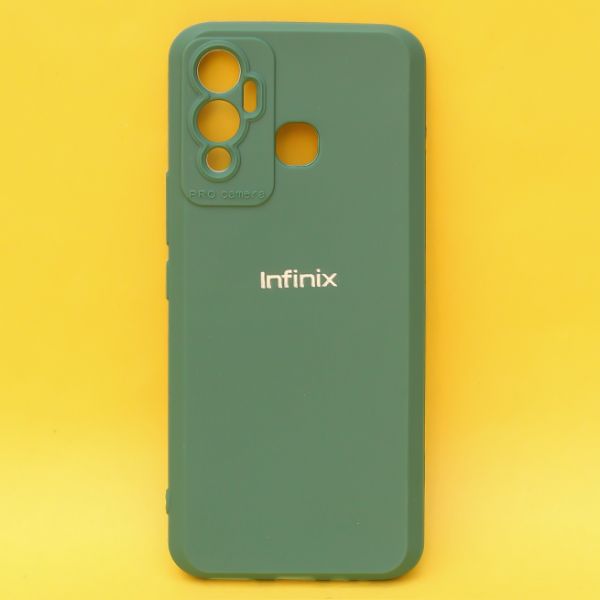 Dark Green Spazy Silicone Case for Infinix Hot 12 Play