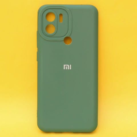 Dark Green Spazy Silicone Case for Redmi A1 Plus