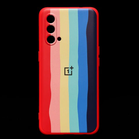 Rainbow Camera Safe Silicone Case for Oneplus Nord CE