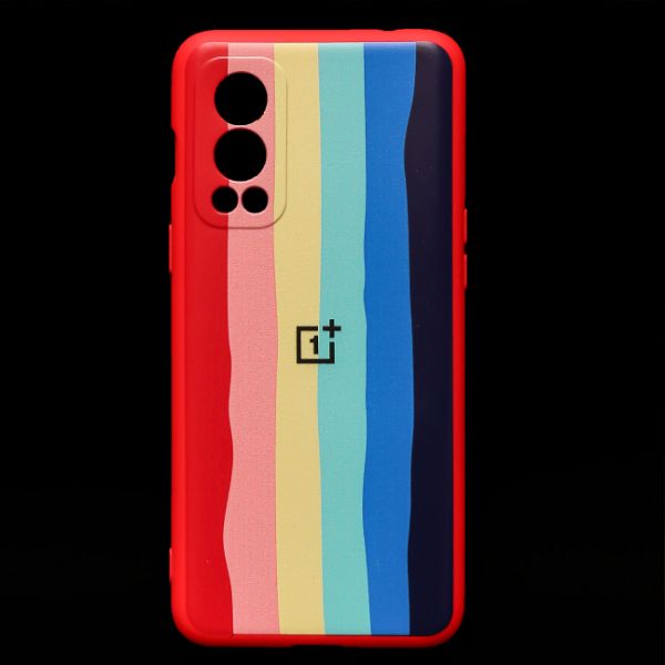 Rainbow Camera Safe Silicone Case for Oneplus Nord 2