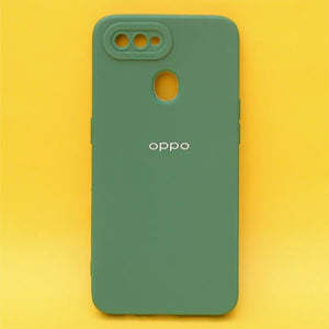 Dark Green Spazy Silicone Case for Oppo A5s