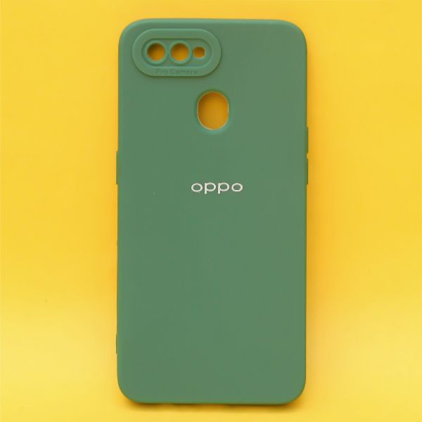 Dark Green Spazy Silicone Case for Oppo A5s