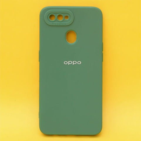 Dark Green Spazy Silicone Case for Oppo A5s