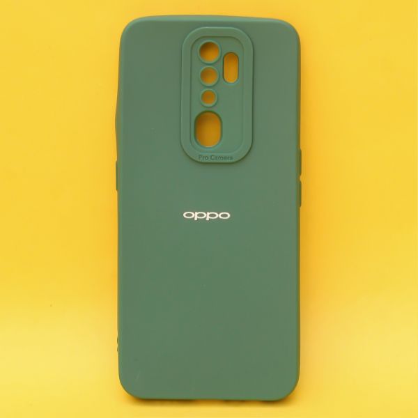 Dark Green Spazy Silicone Case for Oppo A5 2020