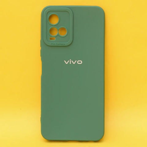Dark Green Spazy Silicone Case for Vivo Y21