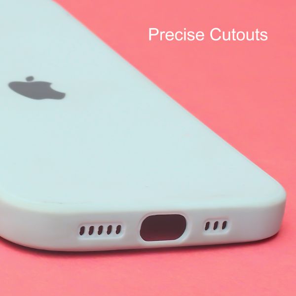 Light Blue Candy Silicone Case for Apple Iphone 12