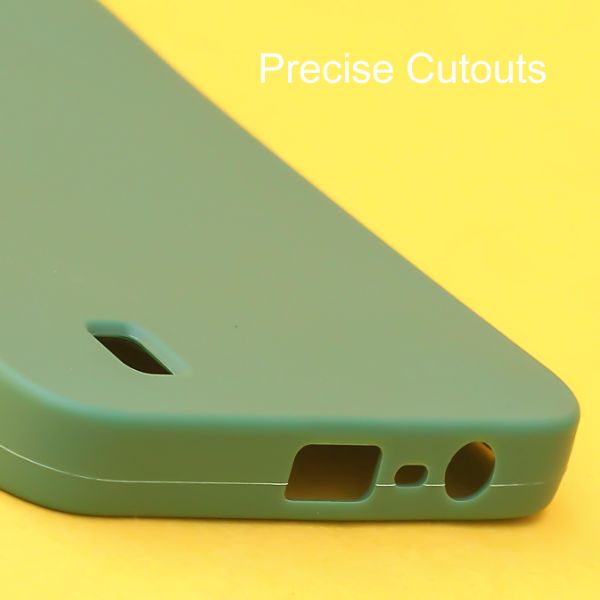 Dark Green Spazy Silicone Case for Realme Narzo 50i