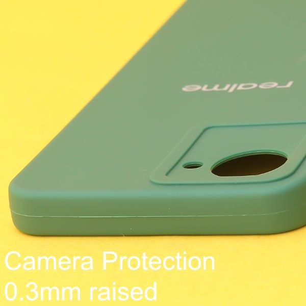 Dark Green Spazy Silicone Case for Realme C30