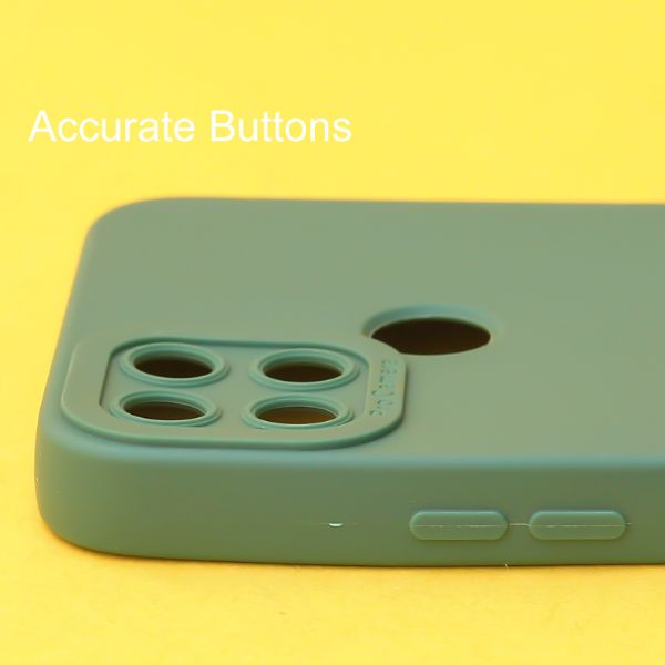 Dark Green Spazy Silicone Case for Realme C25y