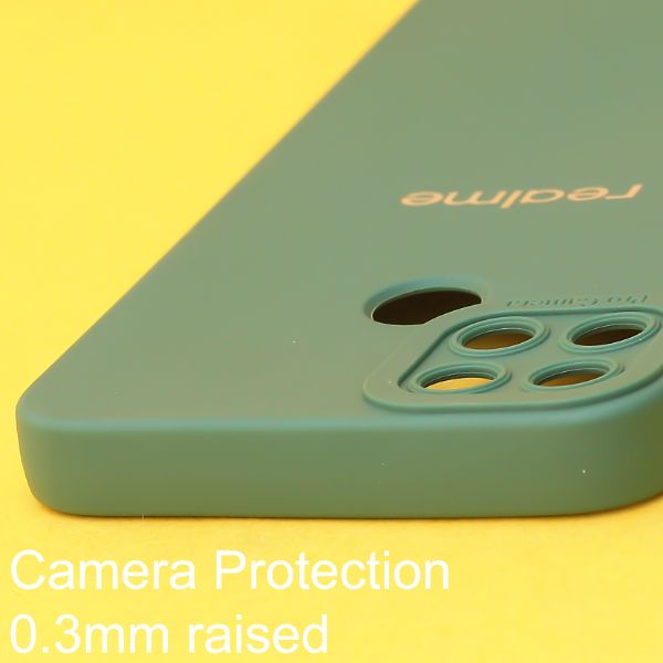 Dark Green Spazy Silicone Case for Realme C25y